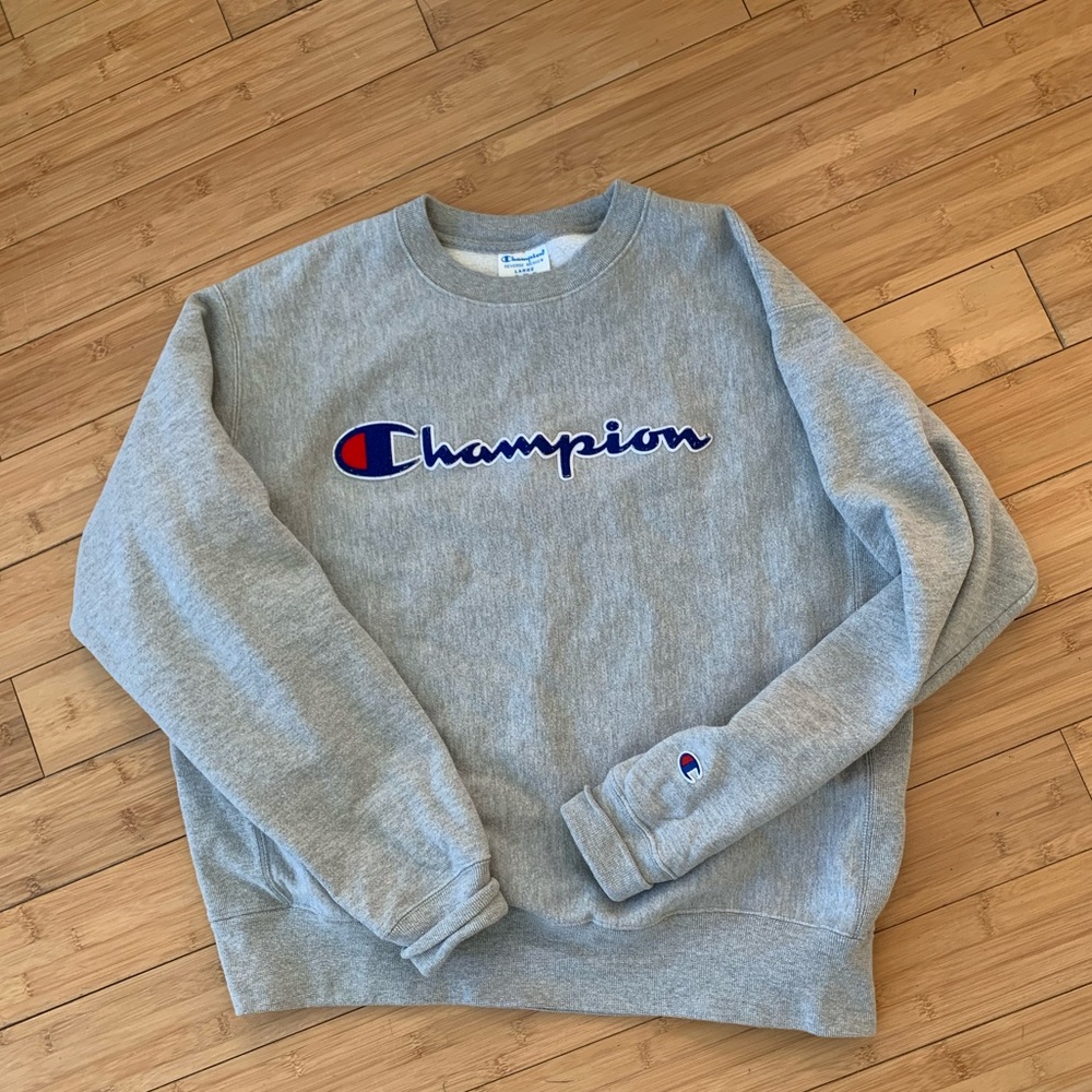 Champion reverse weave grey sweatshirt